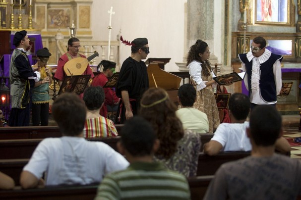 Apresentação do Grupo Allegretto (Foto:Daniela Nader)