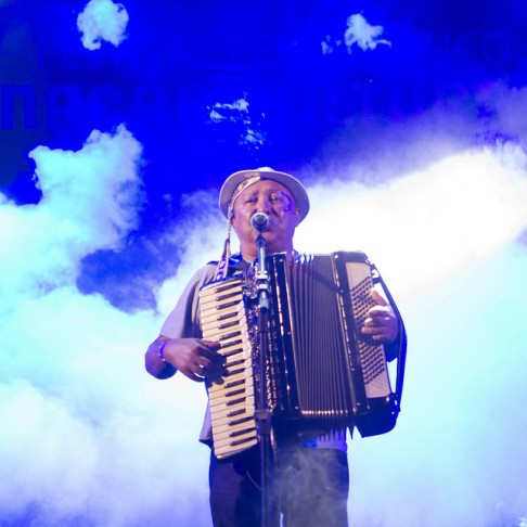 Joquinha Gonzaga fechou a noite, honrando o nome do tio (Foto: Ricardo Moura)