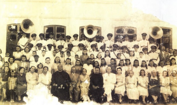 Antiga foto da Banda Curica, de Goiana