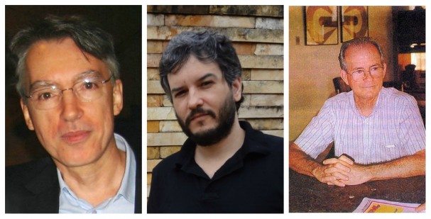 Braulio Tavares, André de Sena e Valter da Rosa Borges (Fotos: Divulgação)