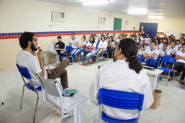 Philipe Wollney em bate papo com Marcos Enrique