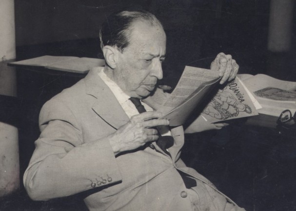 Manuel Bandeira em 1966. Foto: Arquivo Nacional
