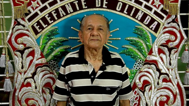 João da Silva Trindade, presidente do Elefante de Olinda. Foto: Danilo Souto