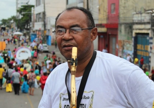 O maestro Lima Neto formou diversos jovens na Escola de Música do Galo da Madrugada
