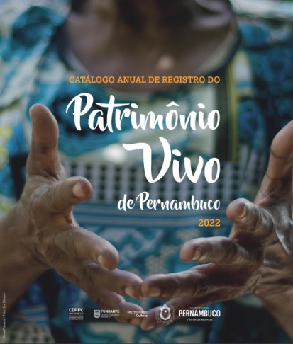 Reprodução da capa do Catálogo de Registro dos Patrimônios Vivos de Pernambuco