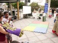 O figurino do coco foi tema de ação de design e moda na Praça da Bandeira, em Arcoverde. Foto: Costa Neto
