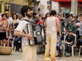 Único não pernambucano do elenco, o músico João Tragtenderg (Foto: Renata Pires)