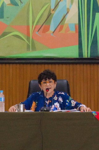 A Professora Rozélia Bezerra, especialista em história da alimentação