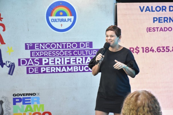 A gerente de Política |Cultural da Secult-PE, Milena Evangelista. fala sobre a importâcia da Lei Paulo Gustavo