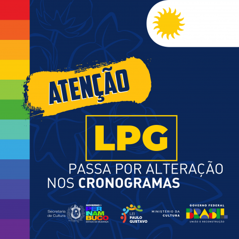 lei paulo gustavo novo cronograma