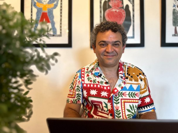 Alexandre Melo da Nós Pós Produtora é o organizador do evento. (Foto: Flávia Benevides)