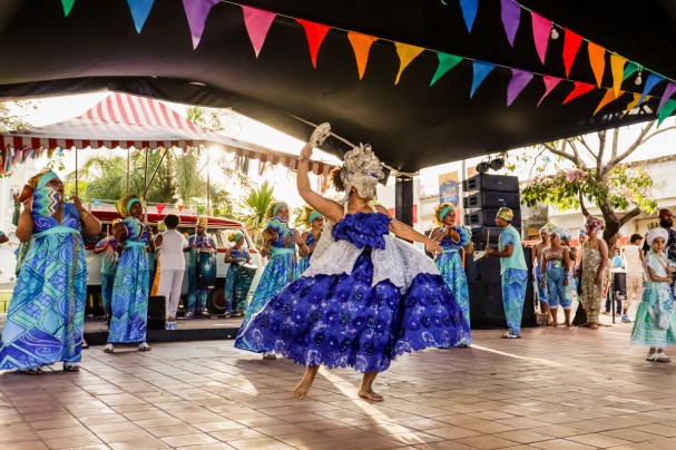 Afoxé Ará Omim no Festival Pernambuco Meu País,em Buíque. Imagem - Afrorec
