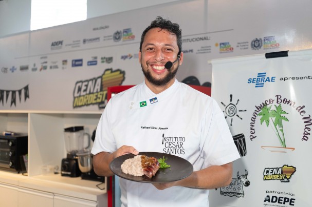 Chef Rafhael Diniz - Foto: Morgana Narjara/.Secult-PE/Fundarpe