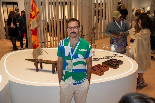 Fernando Ancil na Bienal Révélations - foto: João Meireles