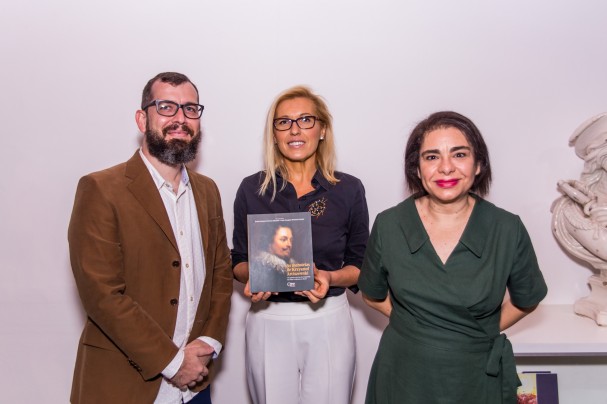 Da esquerda para a direita:  Bruno Miranda, a cônsul Marta Olkowska e Lucia Xavier. Foto: Divulgação