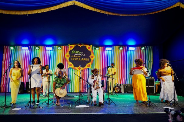 Mestre Liu Dias durante apresentação no palco País das Culturas Populares , no festival Pernambuco Meu País de Gravatá (2025). Imagem: Daniela Pedrosa (Secult-PE/ Fundarpe).