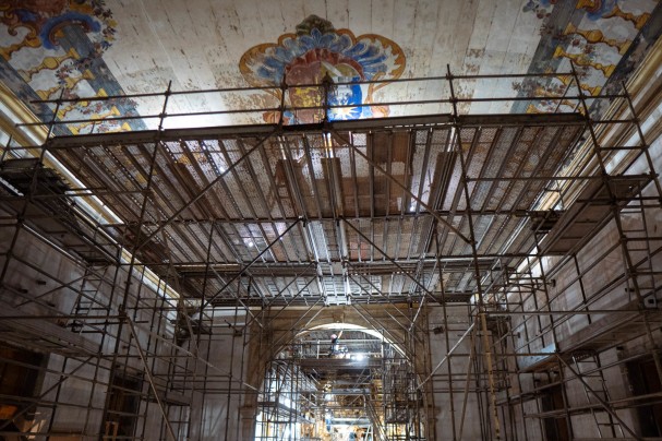 A ação integra obras de restaurações em patrimônios localizados em Olinda, como o Museu de Arte Contemporânea de Pernambuco (MAC-PE) e o Mosteiro de São Bento (na imagem) I Foto: Simon Filmes/Secult-PE/Fundarpe