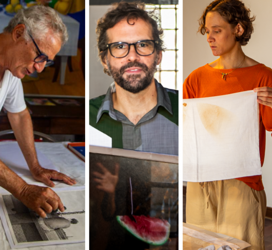 Mostras de Renato Valle, Gustavo Pimentel e Carolina Drahomiro seguem abertas até 16 de agosto